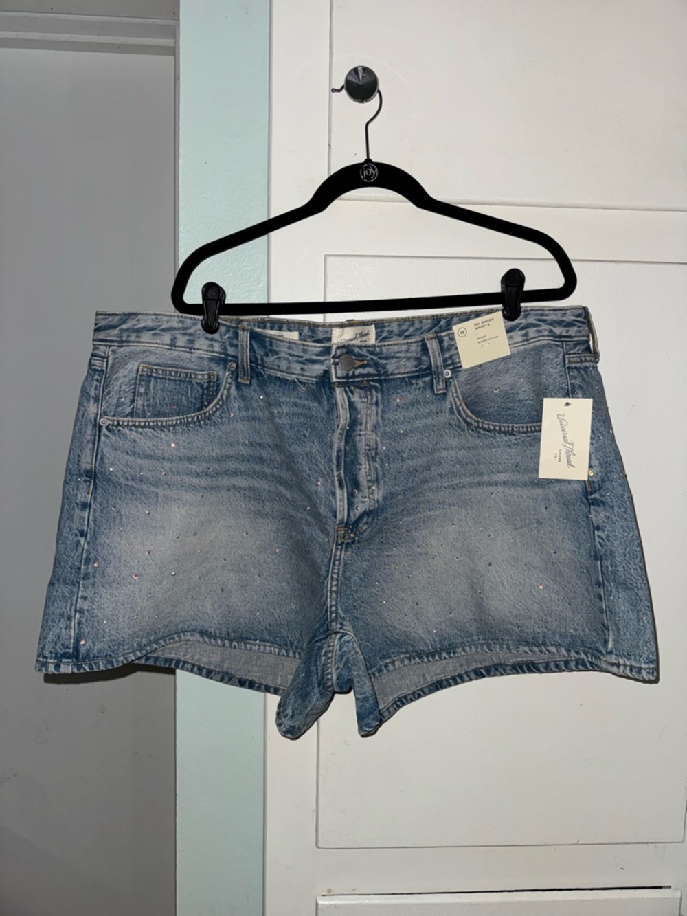 Universal Thread 90’s baggy rhinestone denim shorts